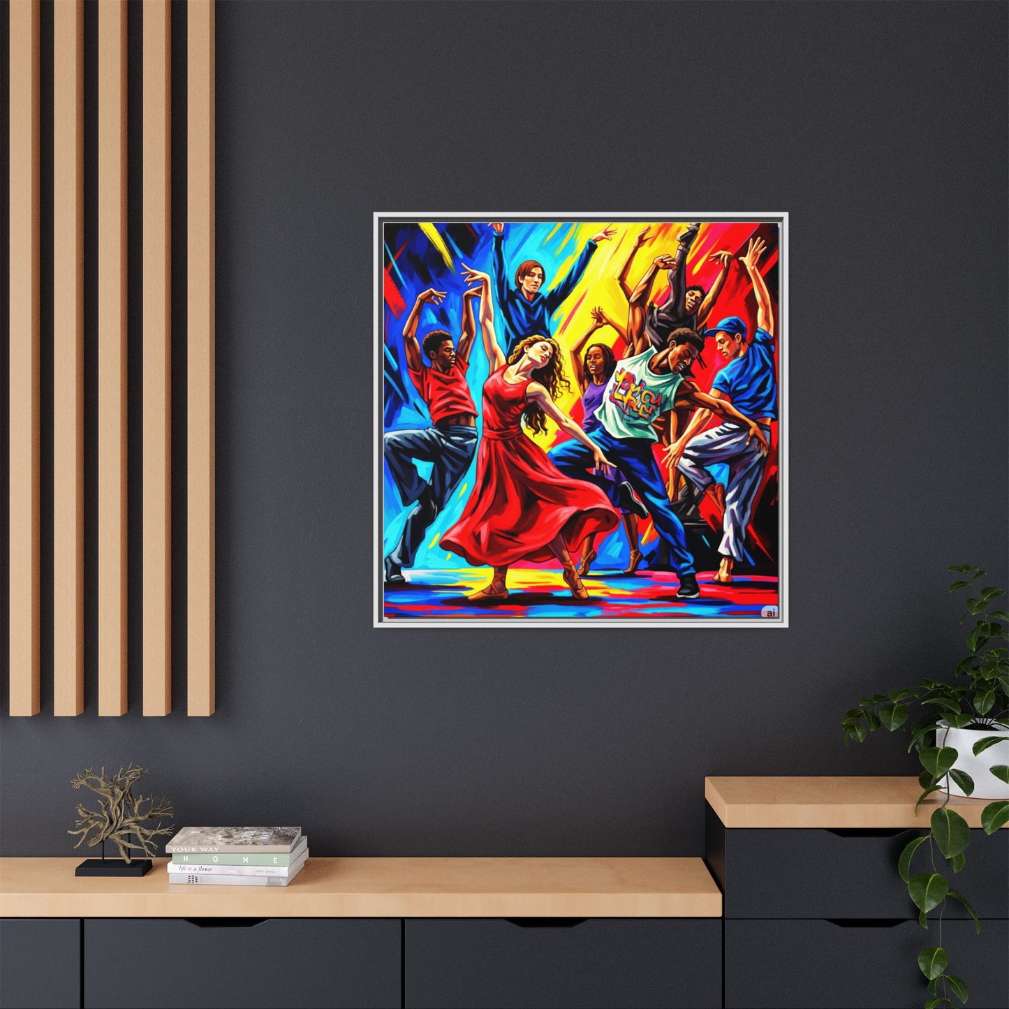 Canvas Wall Art - Dancing Night