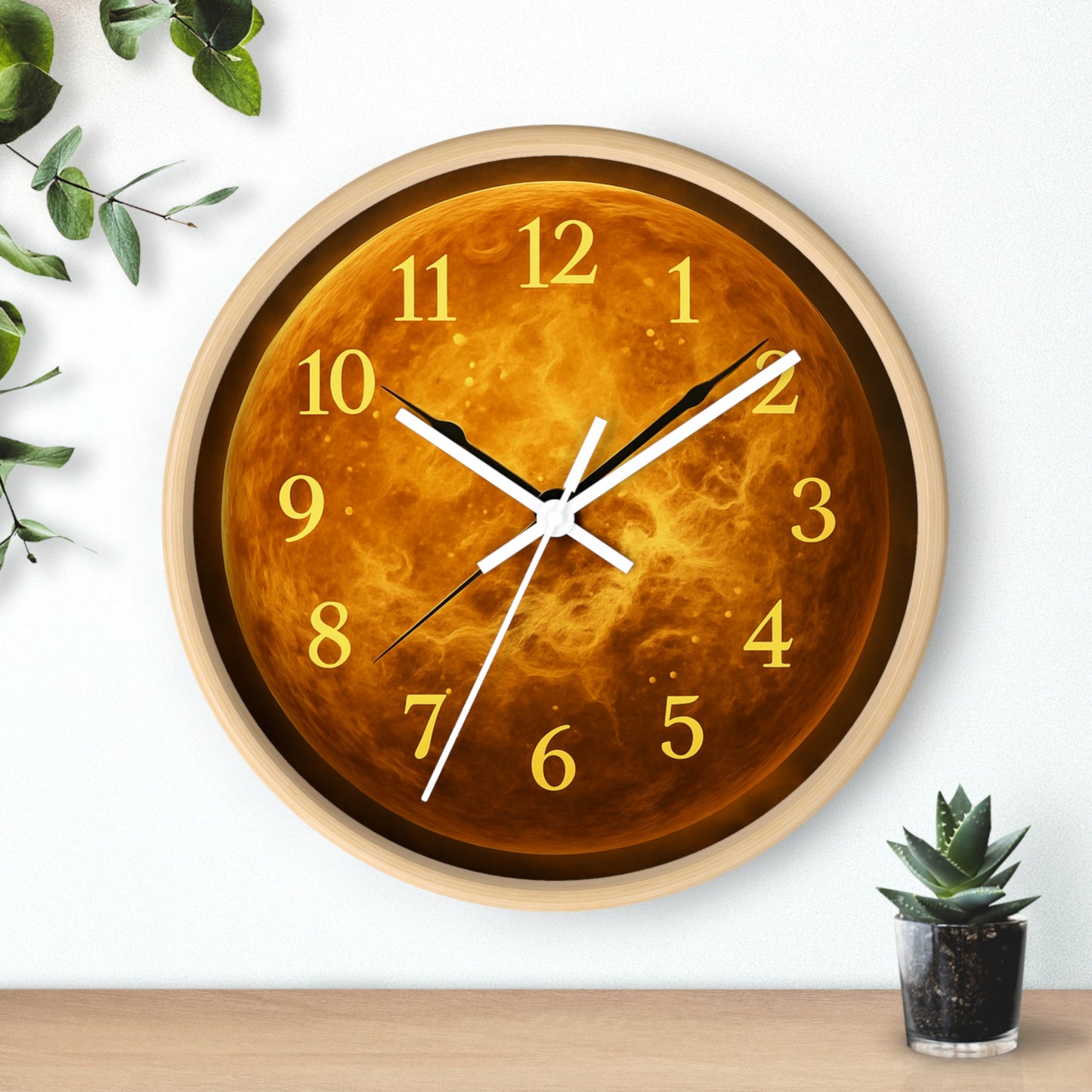 Celestial Wall Clock - Cosmic Home Decor, Planetary Clock, Unique Gift for Astronomy