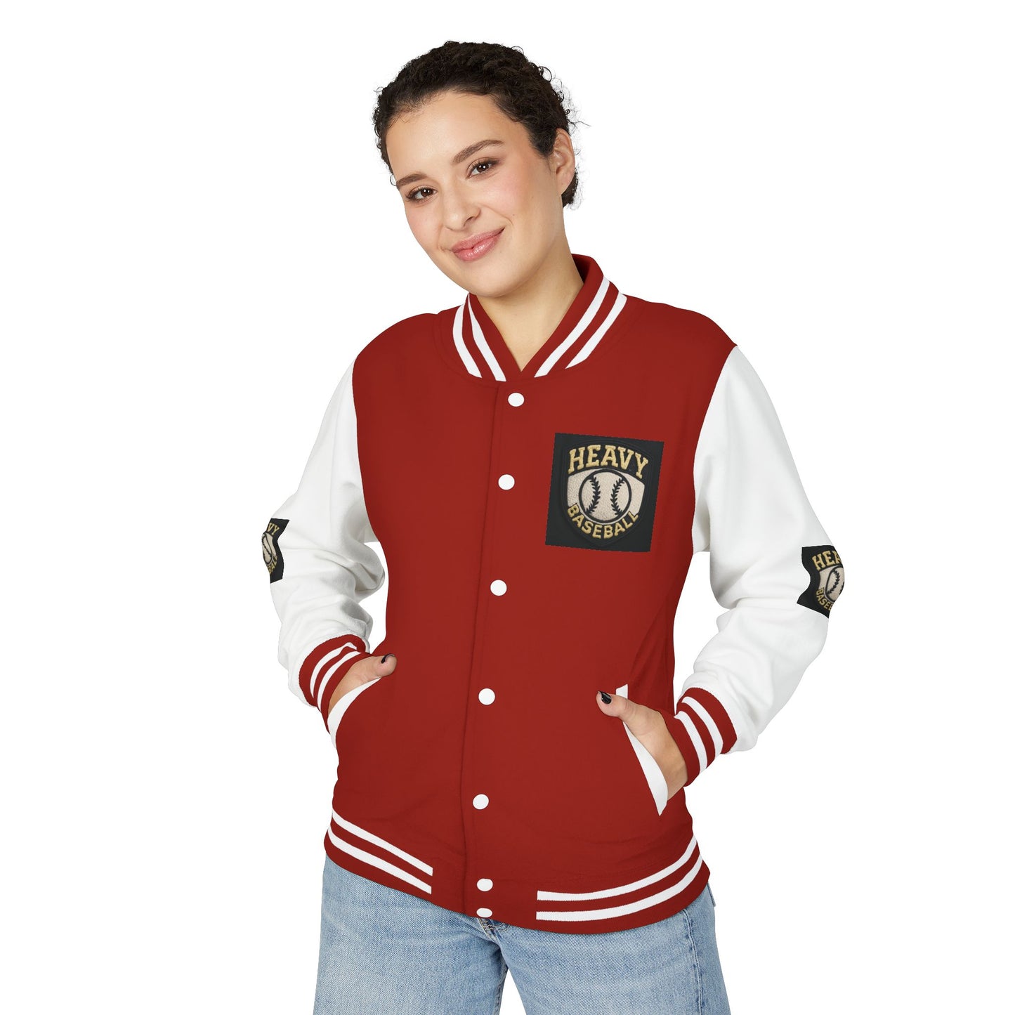 Unisex Heavyweight Letterman Jacket - Vintage Athletic Style, Perfect for Game Day, College Life, Casual Outfits, Gift for Him/Her