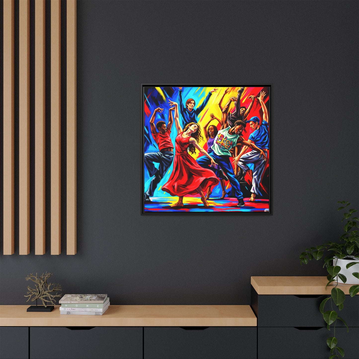 Canvas Wall Art - Dancing Night