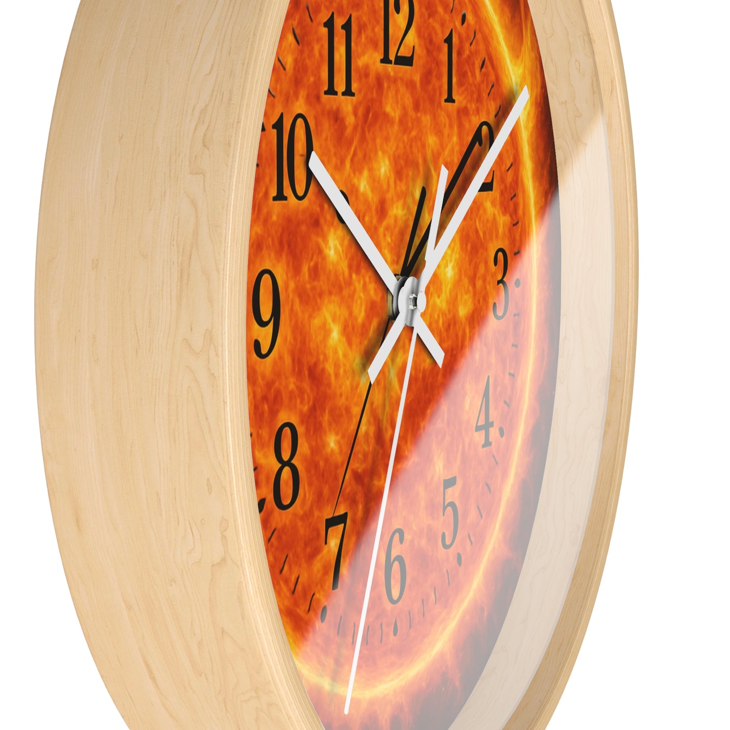 Radiant Sun Wall Clock | Bright Home Decor, Unique Gift, Modern Design, Kitchen or Living Room Accent, Timekeeper