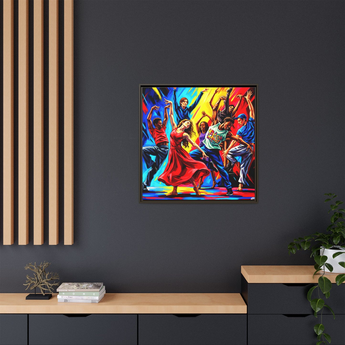 Canvas Wall Art - Dancing Night