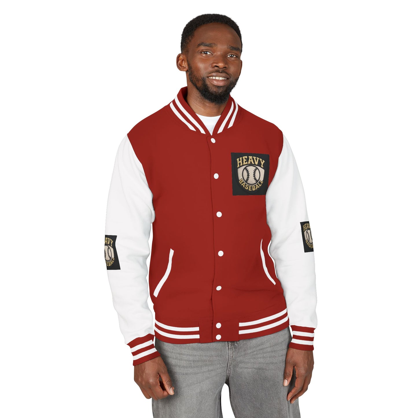 Unisex Heavyweight Letterman Jacket - Vintage Athletic Style, Perfect for Game Day, College Life, Casual Outfits, Gift for Him/Her
