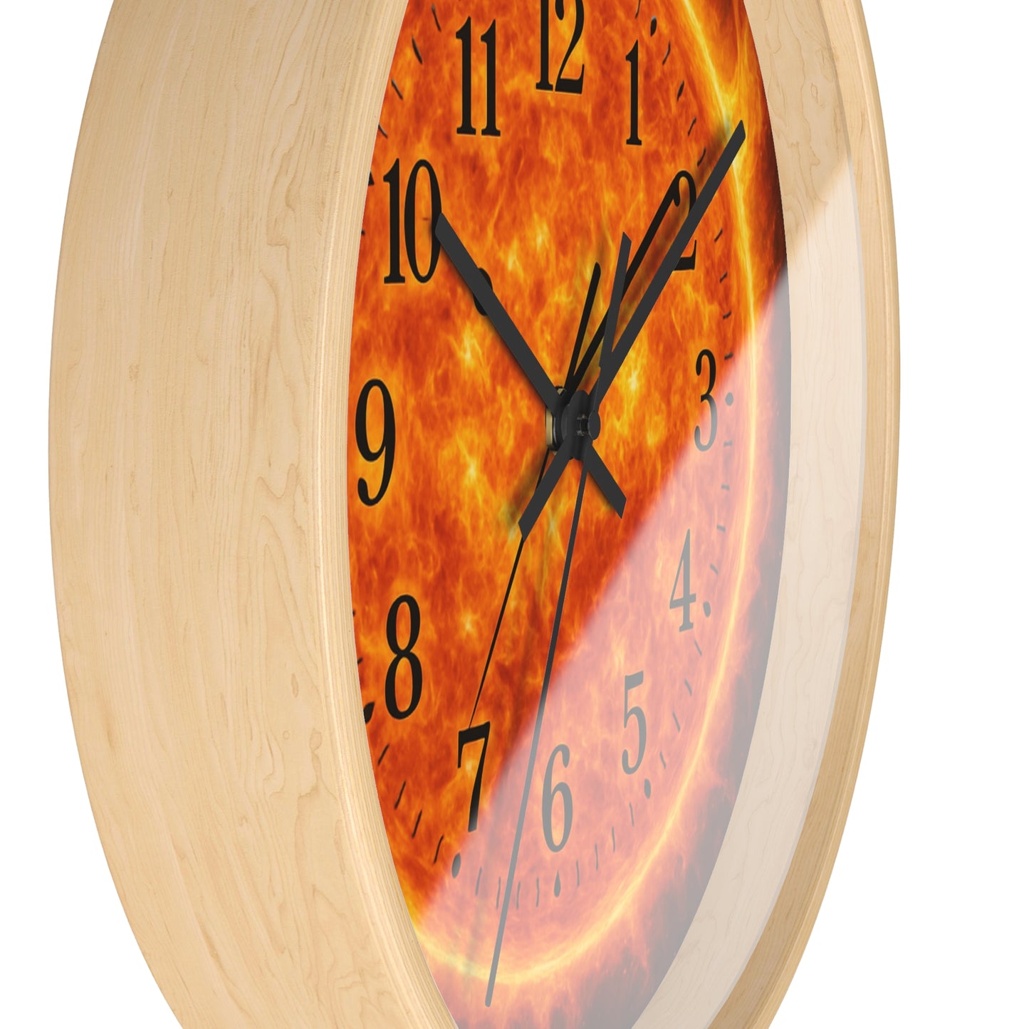 Radiant Sun Wall Clock | Bright Home Decor, Unique Gift, Modern Design, Kitchen or Living Room Accent, Timekeeper