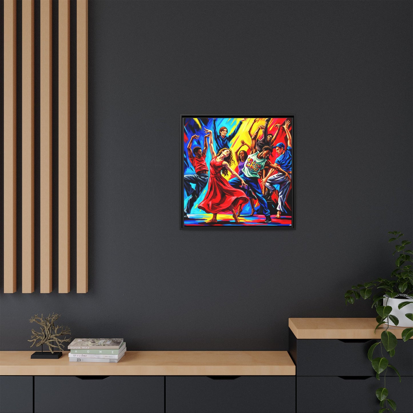Canvas Wall Art - Dancing Night