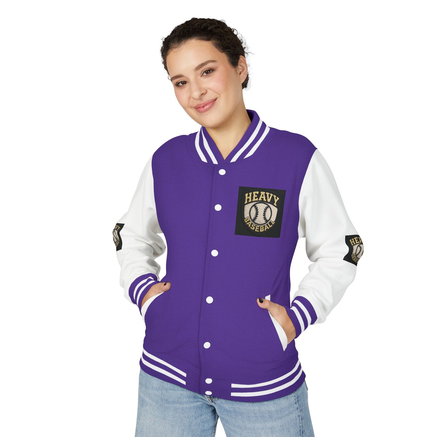 Unisex Heavyweight Letterman Jacket - Vintage Athletic Style, Perfect for Game Day, College Life, Casual Outfits, Gift for Him/Her