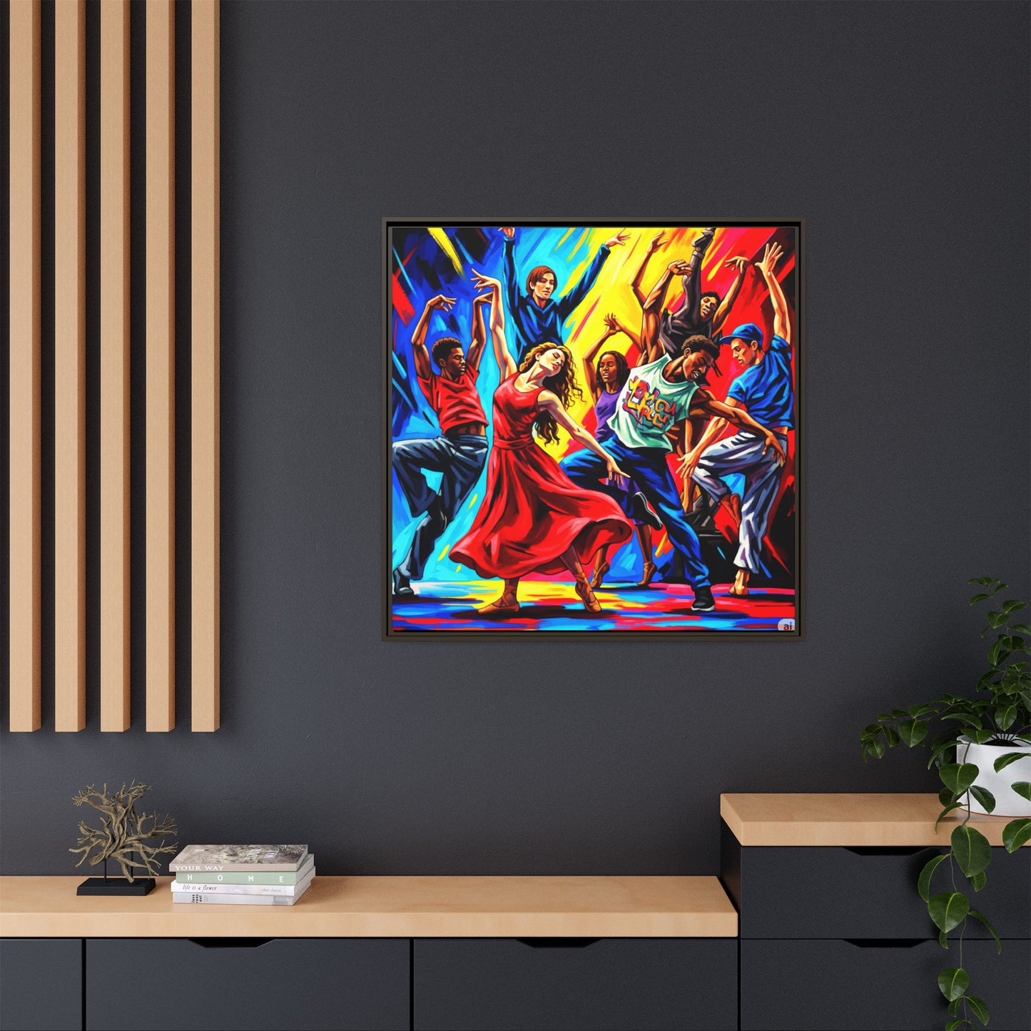 Canvas Wall Art - Dancing Night