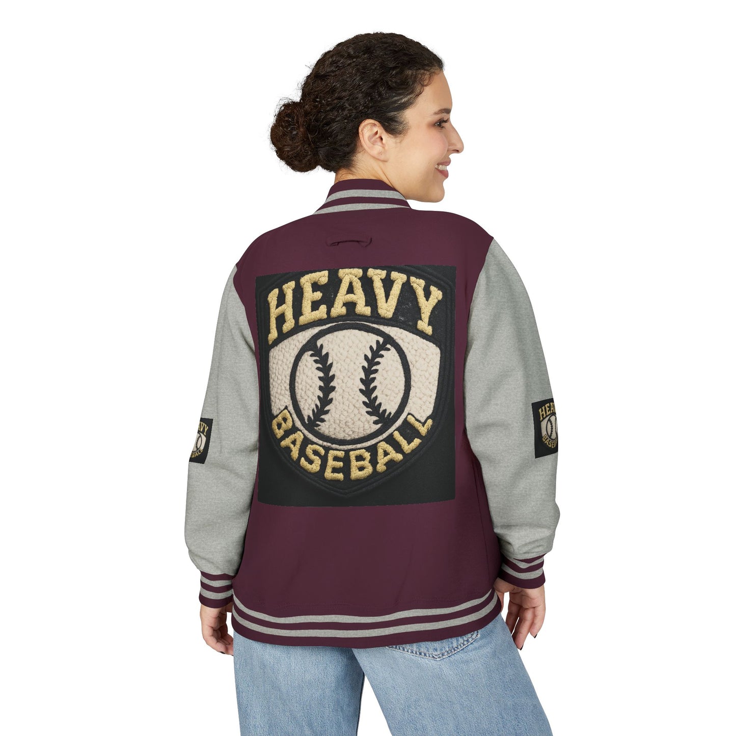 Unisex Heavyweight Letterman Jacket - Vintage Athletic Style, Perfect for Game Day, College Life, Casual Outfits, Gift for Him/Her