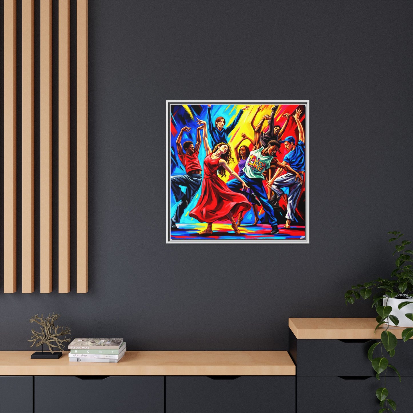 Canvas Wall Art - Dancing Night