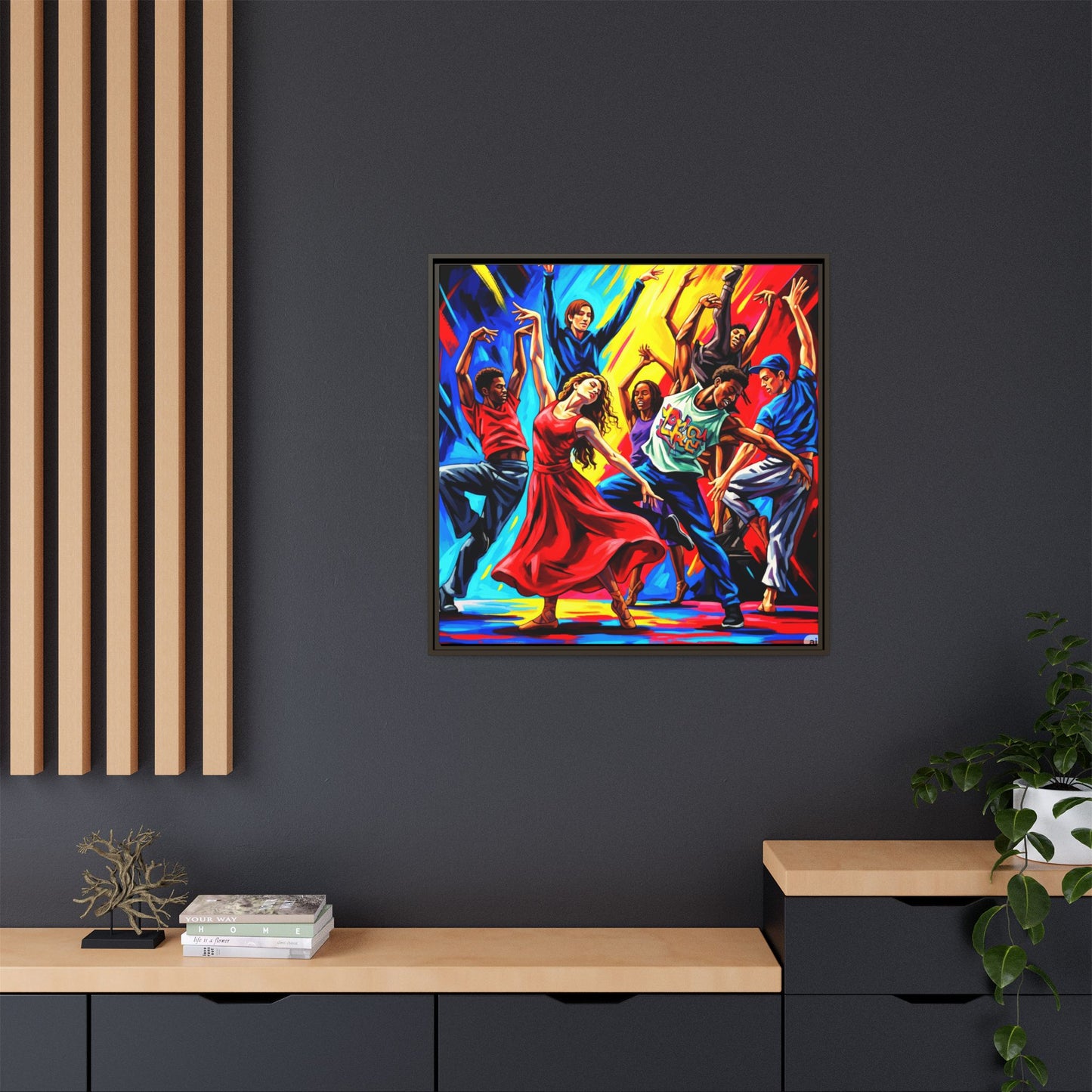 Canvas Wall Art - Dancing Night