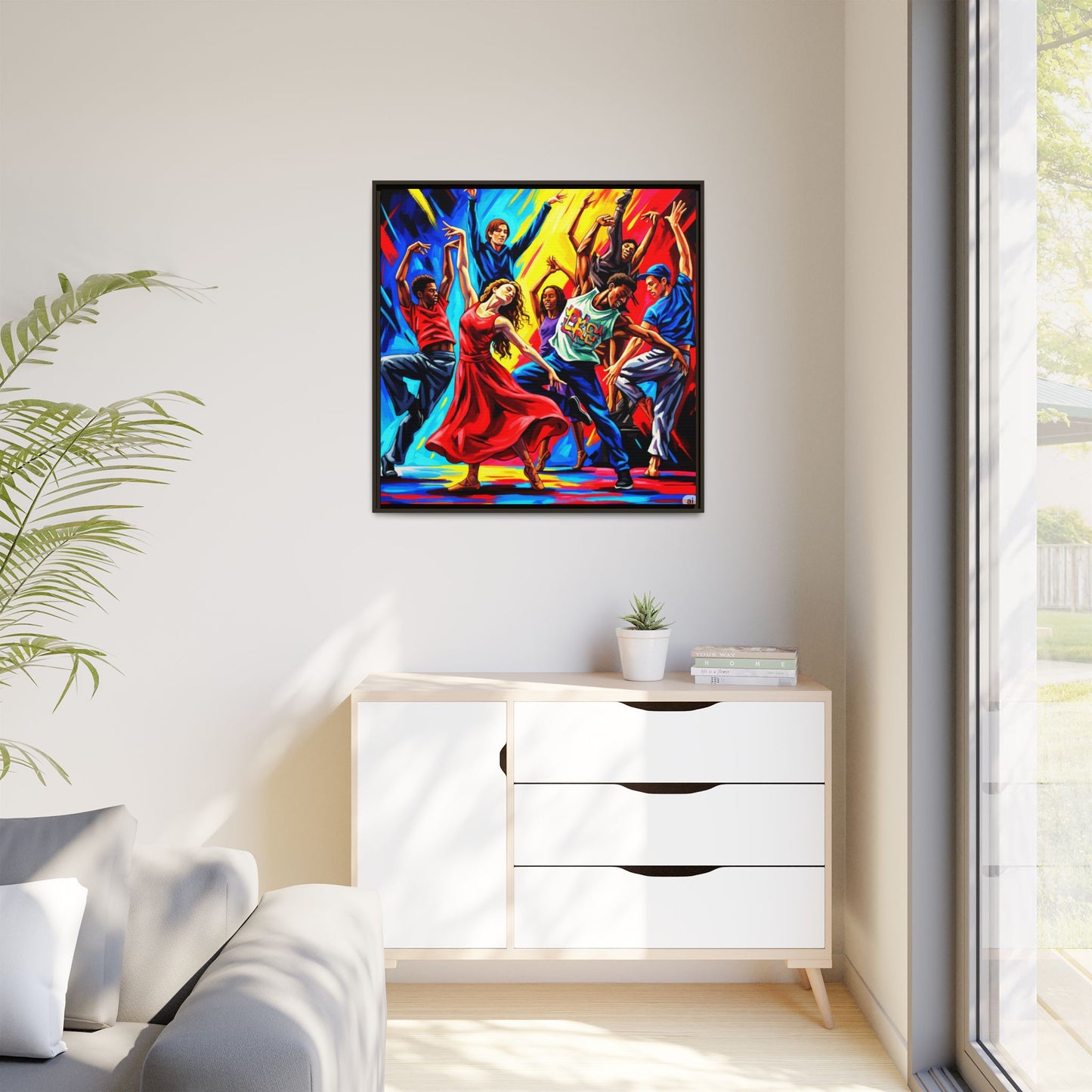 Canvas Wall Art - Dancing Night