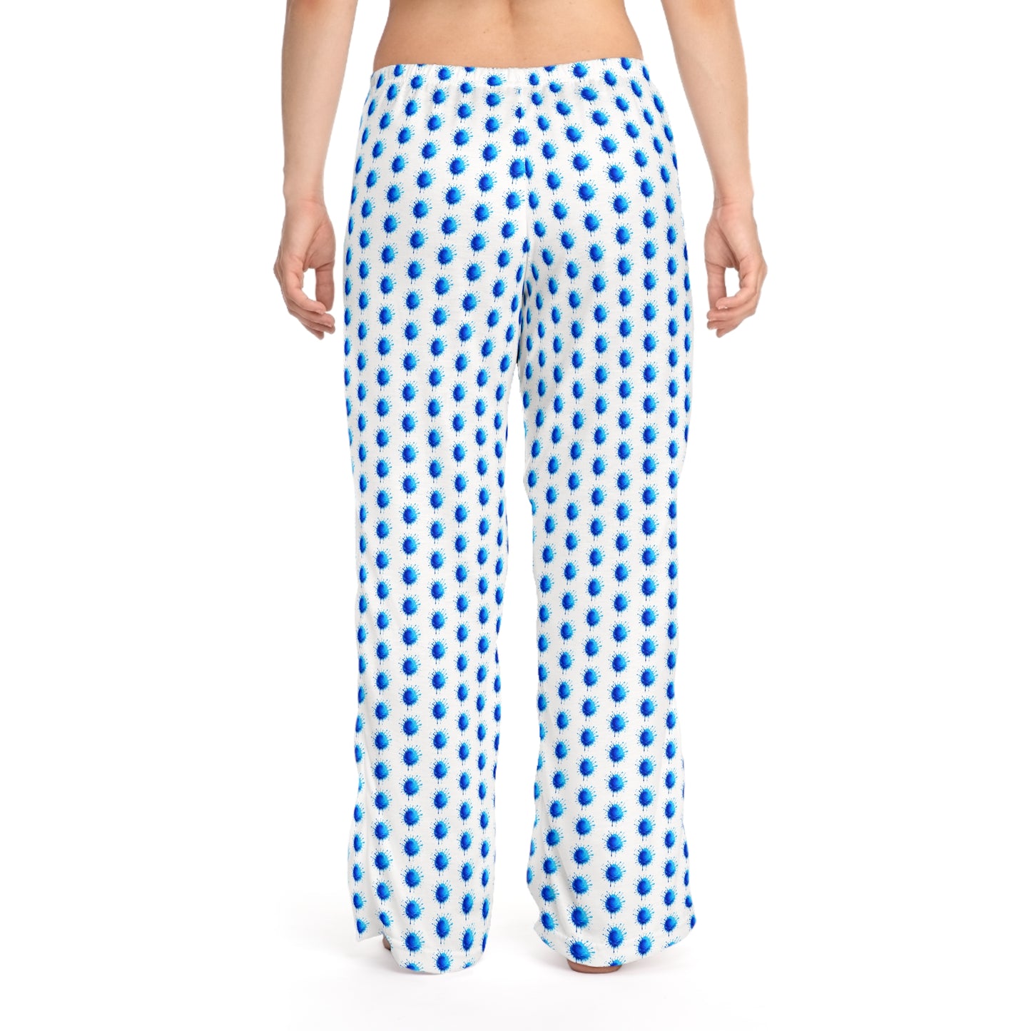 Cozy Dot Pattern Women's Pajama Pants, Loungewear, Sleepwear, Gift for Her, Relaxation, Homewear, Summer Nights