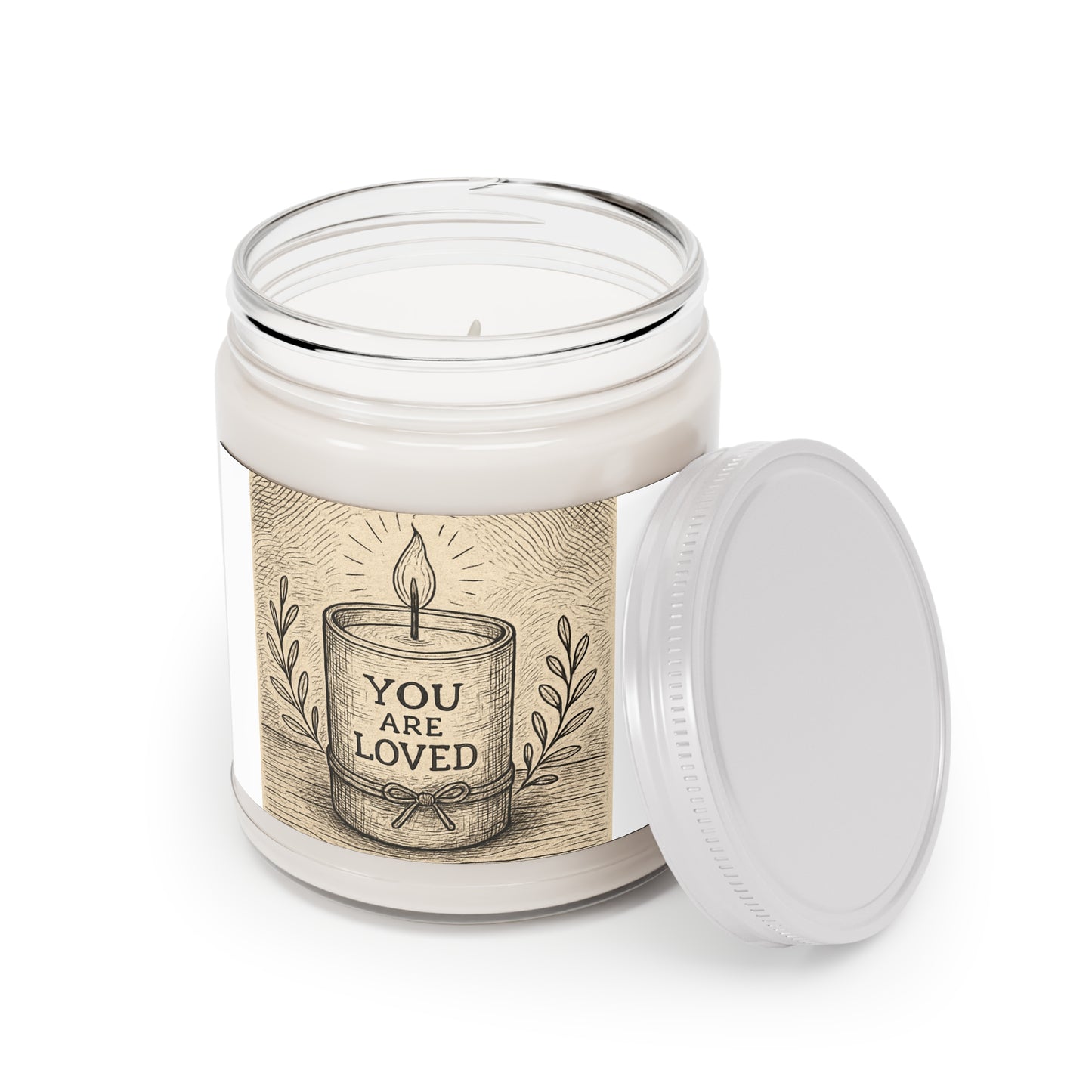 Soy Candle - You Are Loved, Eco-Friendly Aromatherapy
