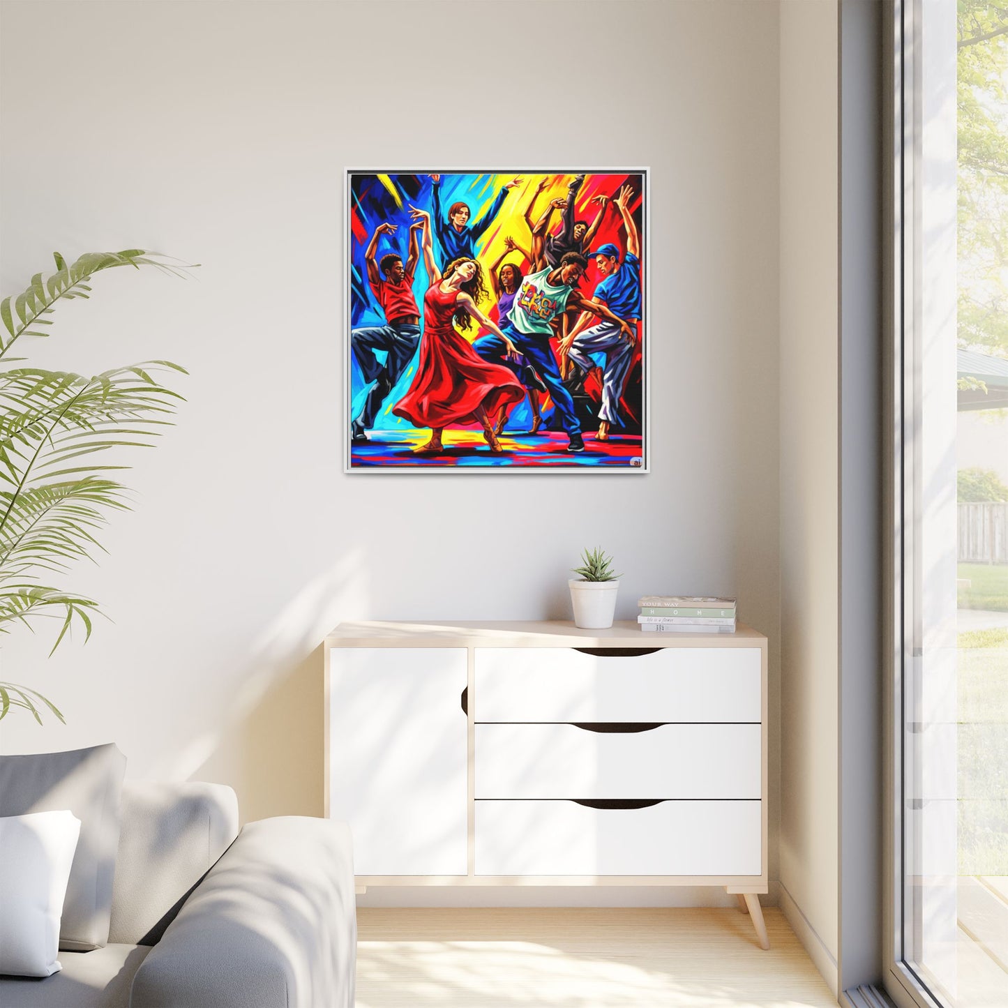 Canvas Wall Art - Dancing Night