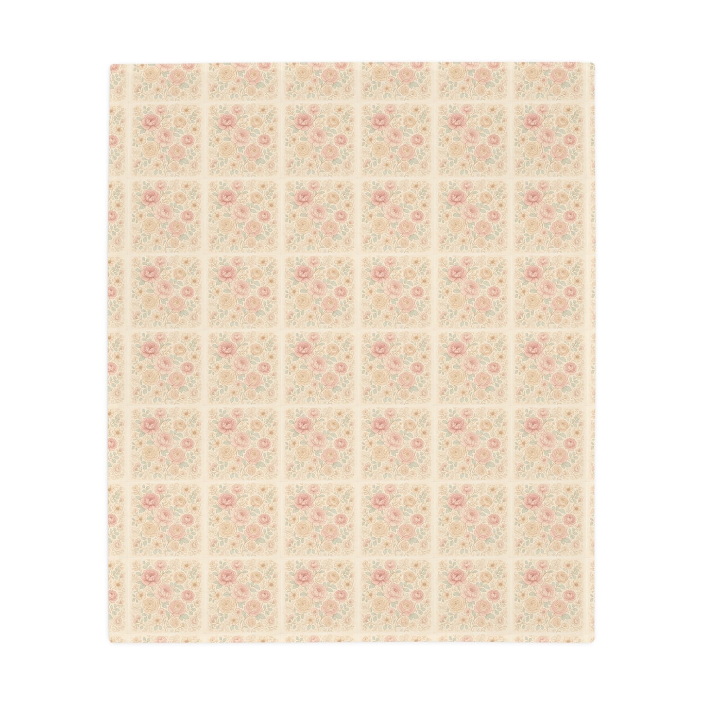 Cozy Floral Fleece Blanket - Soft Throw for Home Decor, Perfect Gift for Housewarming, Birthday, and Cozy Nights