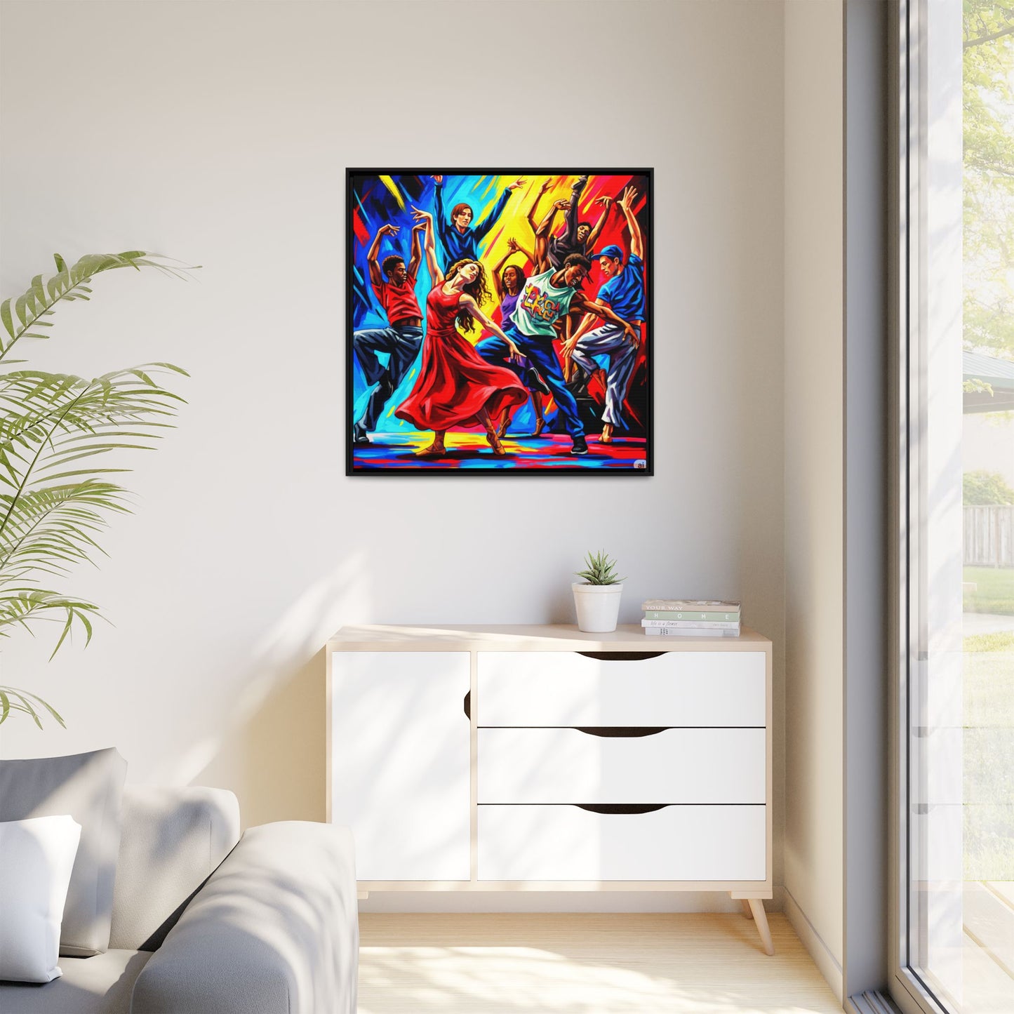 Canvas Wall Art - Dancing Night