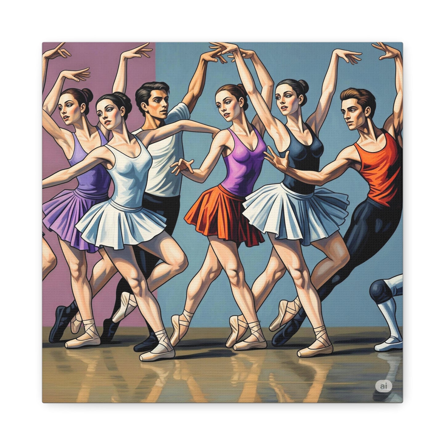 Ballet Art Canvas