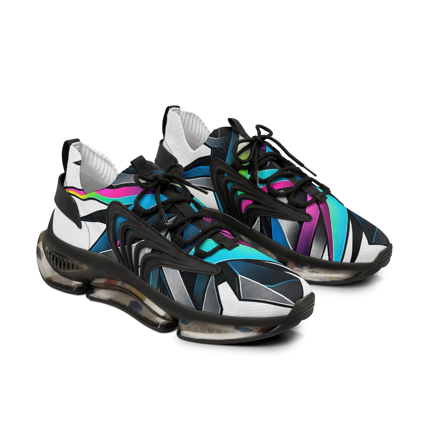 Vibrant Athletic Sneakers | Colorful Mesh Sneakers for Sports, Fitness, Casual Wear, Holidays, Gifts