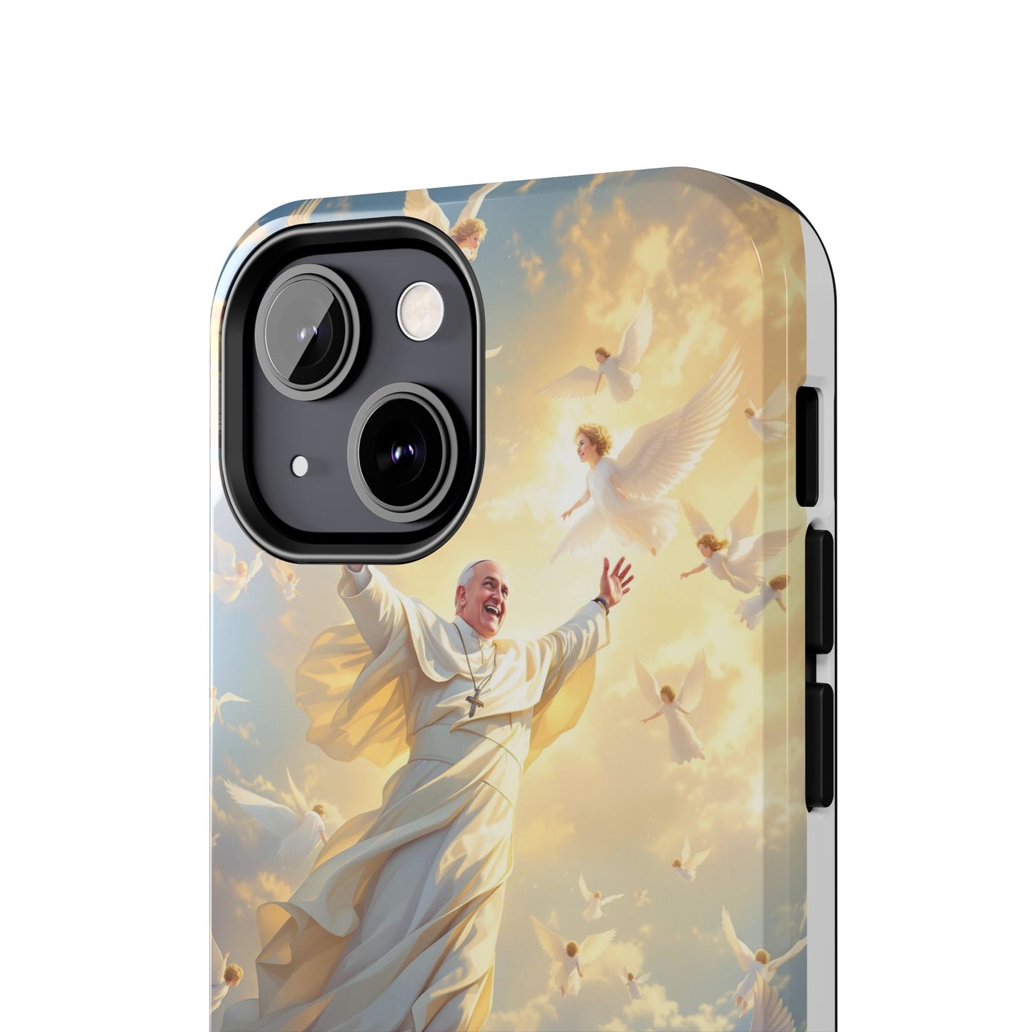 Heavenly Guardian Phone Case, Inspirational Protective Case, Motivational Gift, Spiritual Phone Accessory, Unique Christian Phone Cover