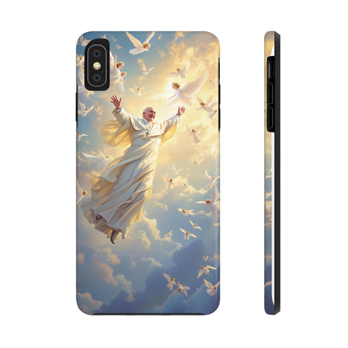 Heavenly Guardian Phone Case, Inspirational Protective Case, Motivational Gift, Spiritual Phone Accessory, Unique Christian Phone Cover