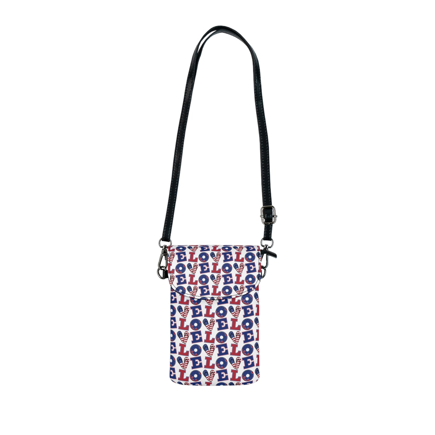 Stylish Cell Phone Wallet for On-the-Go, Perfect for Festivals, Travel, Everyday Use, Gifts for Her, Love Design Accessory