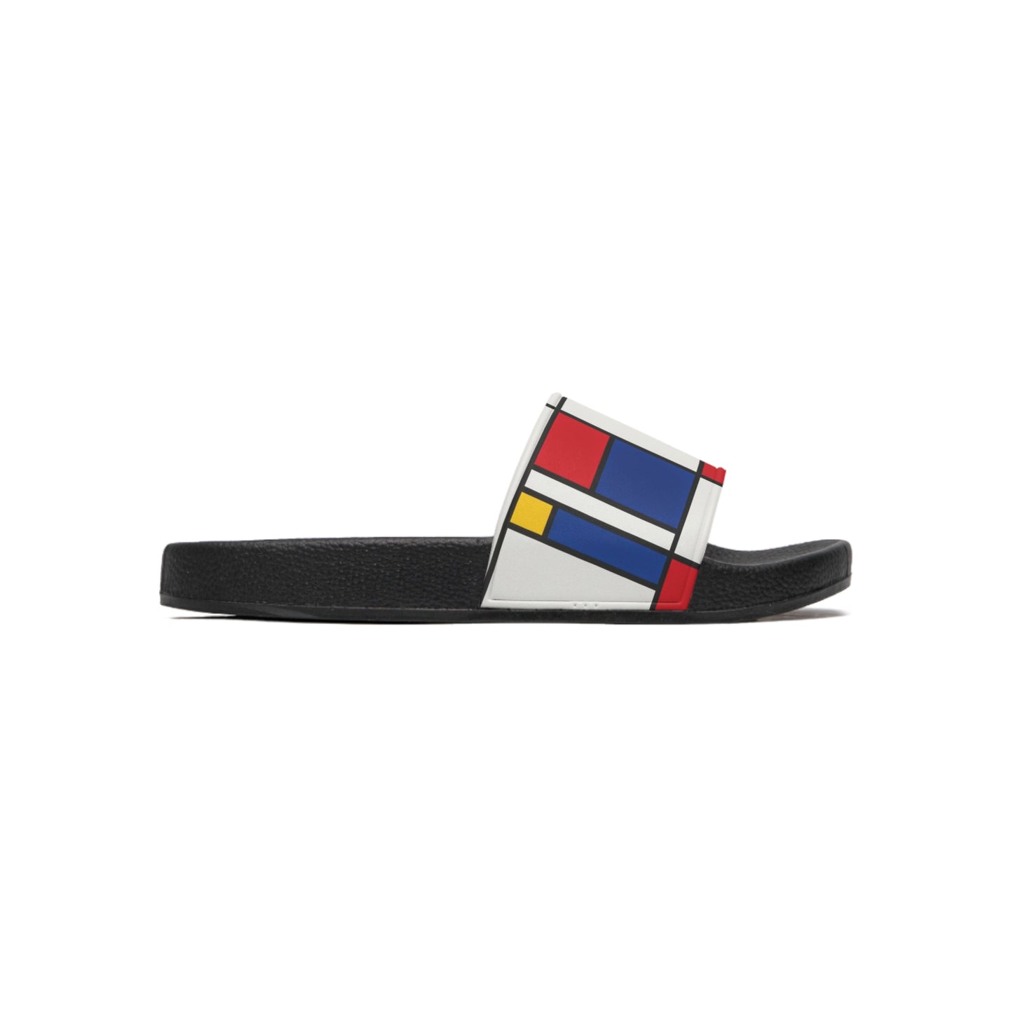Stylish Men's Slide Sandals, Modern Art Footwear, Summer Slides, Beachwear, Vacation Essentials