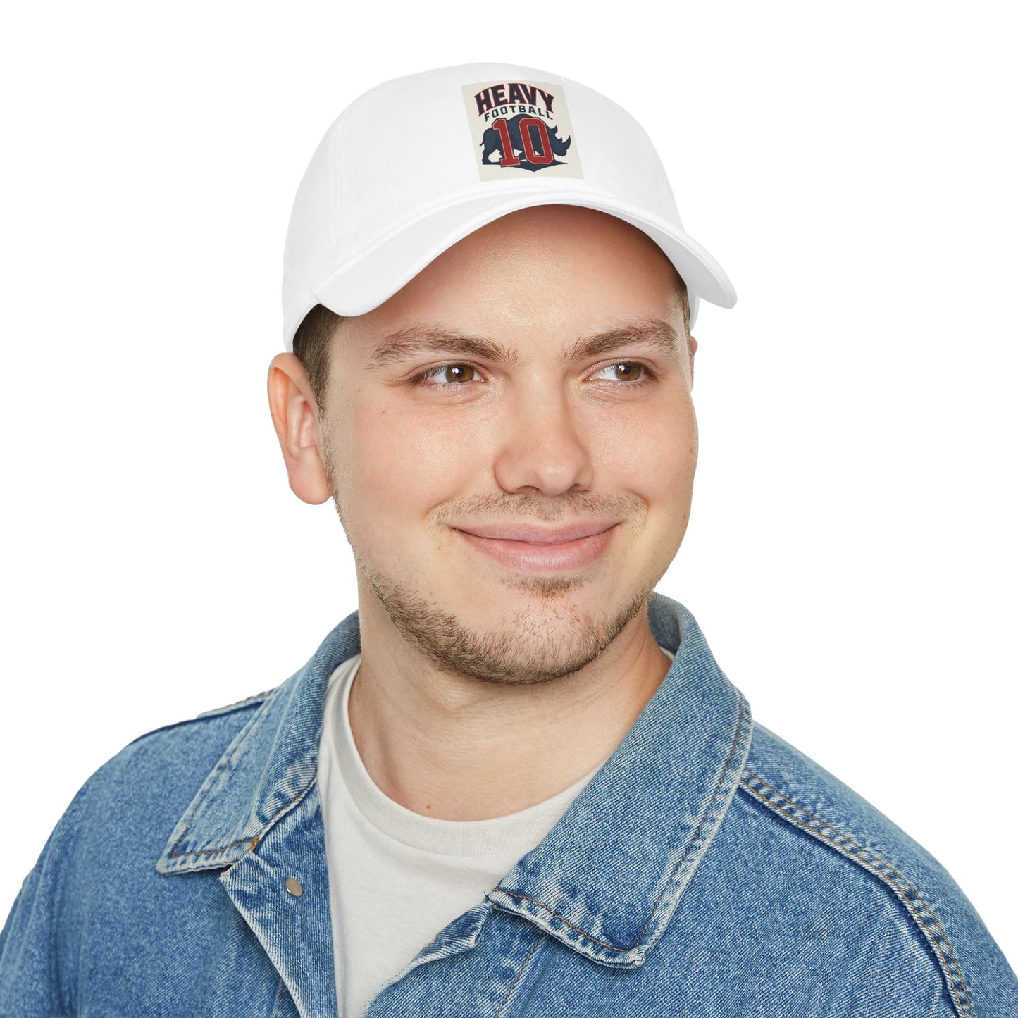 Heavy Football Low Profile Baseball Cap, Sports Hat, Athletic Cap