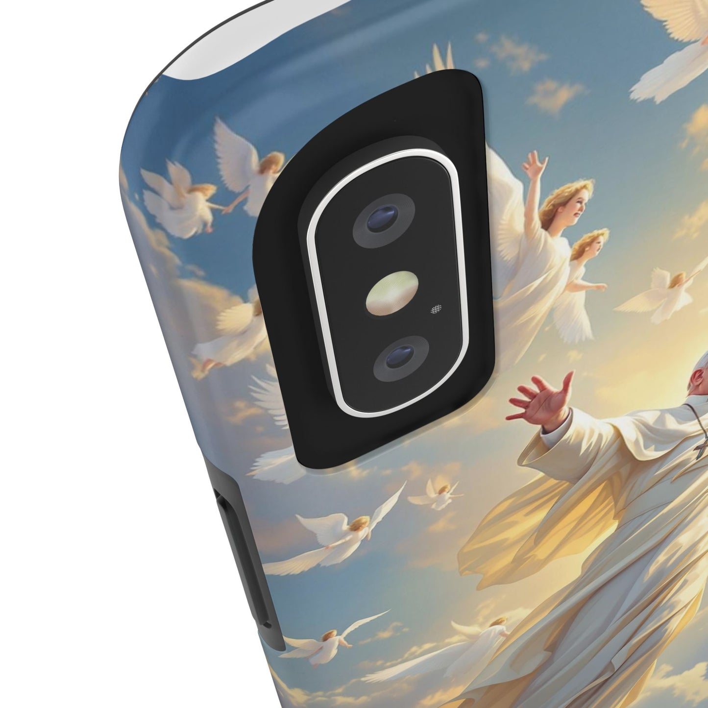 Heavenly Guardian Phone Case, Inspirational Protective Case, Motivational Gift, Spiritual Phone Accessory, Unique Christian Phone Cover