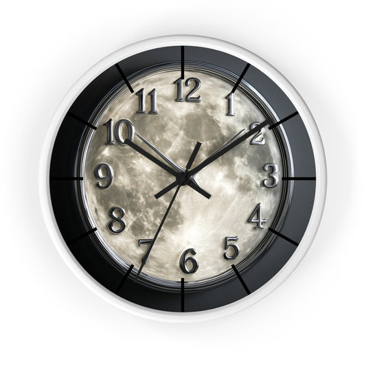Moon Phase Wall Clock - Celestial Decor for Astronomy Lovers, Living Room Accessories, Gift for Space Enthusiasts, Home Office Decor, [...]