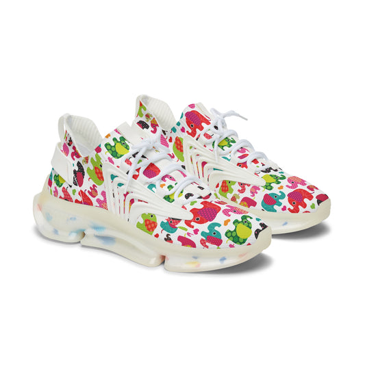 Colorful Women's Mesh Sneakers for Casual Comfort, Stylish Athletic Shoes, Trendy Everyday Footwear, Unique Gift for Her, Fashionable [...]