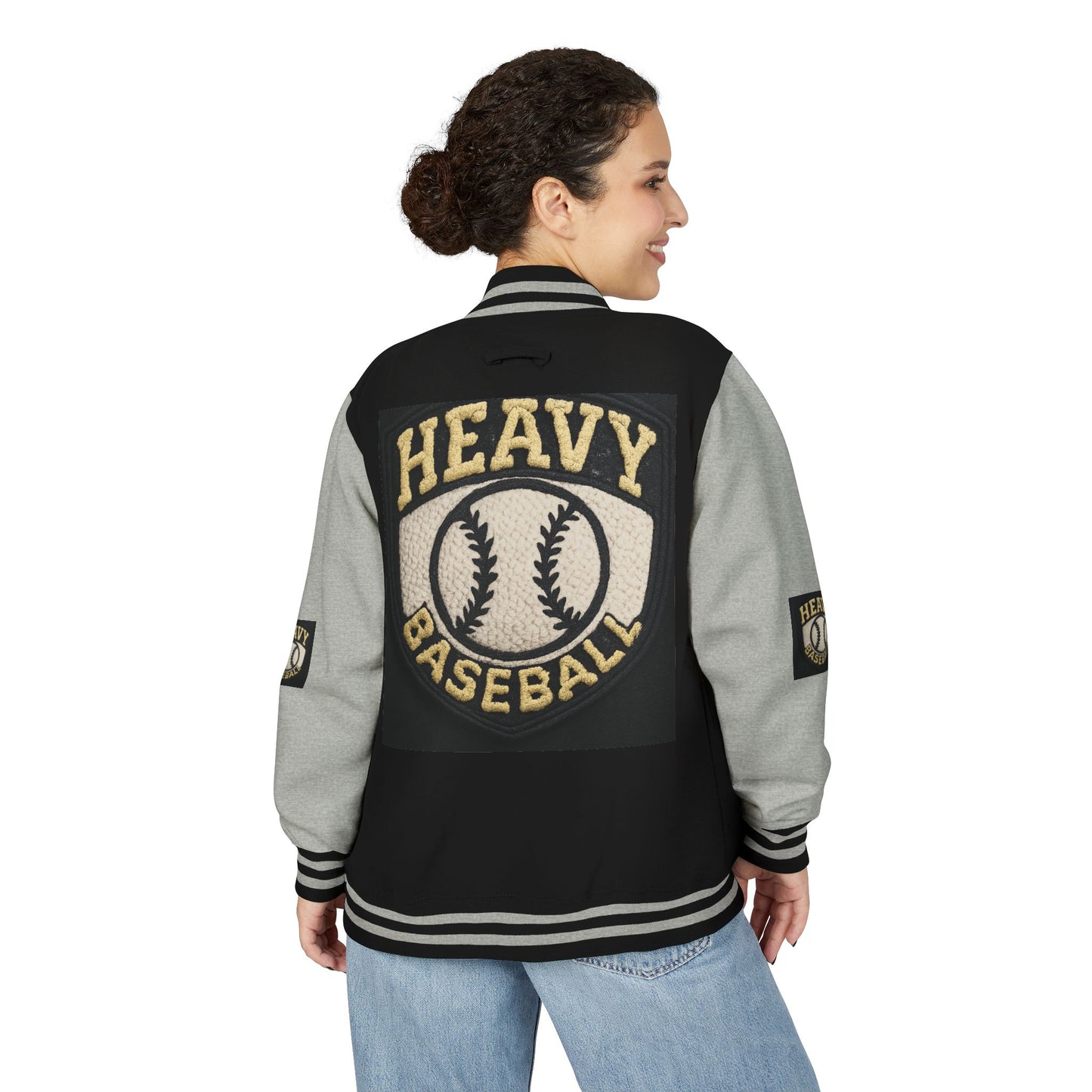 Unisex Heavyweight Letterman Jacket - Vintage Athletic Style, Perfect for Game Day, College Life, Casual Outfits, Gift for Him/Her