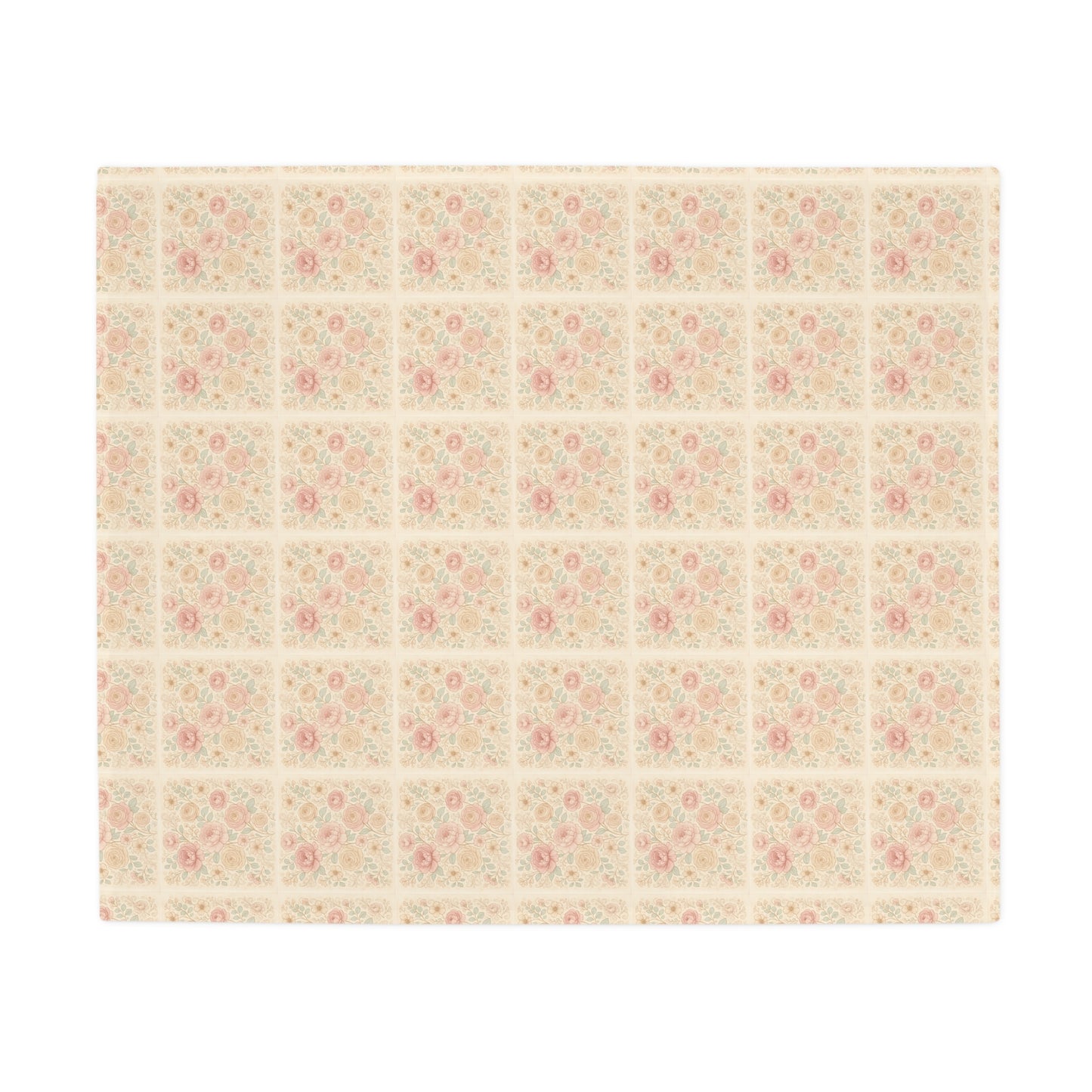 Cozy Floral Fleece Blanket - Soft Throw for Home Decor, Perfect Gift for Housewarming, Birthday, and Cozy Nights