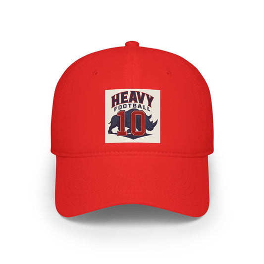 Heavy Football Low Profile Baseball Cap, Sports Hat, Athletic Cap