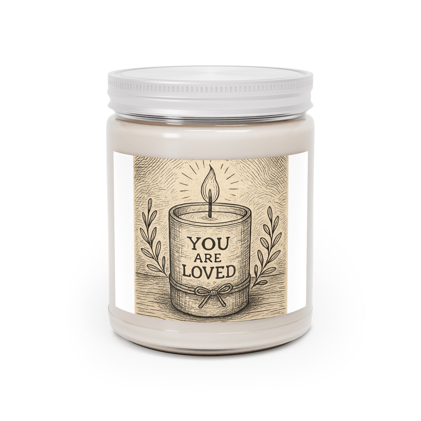 Soy Candle - You Are Loved, Eco-Friendly Aromatherapy