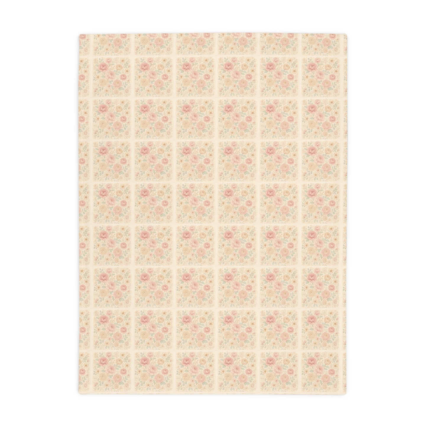 Cozy Floral Fleece Blanket - Soft Throw for Home Decor, Perfect Gift for Housewarming, Birthday, and Cozy Nights