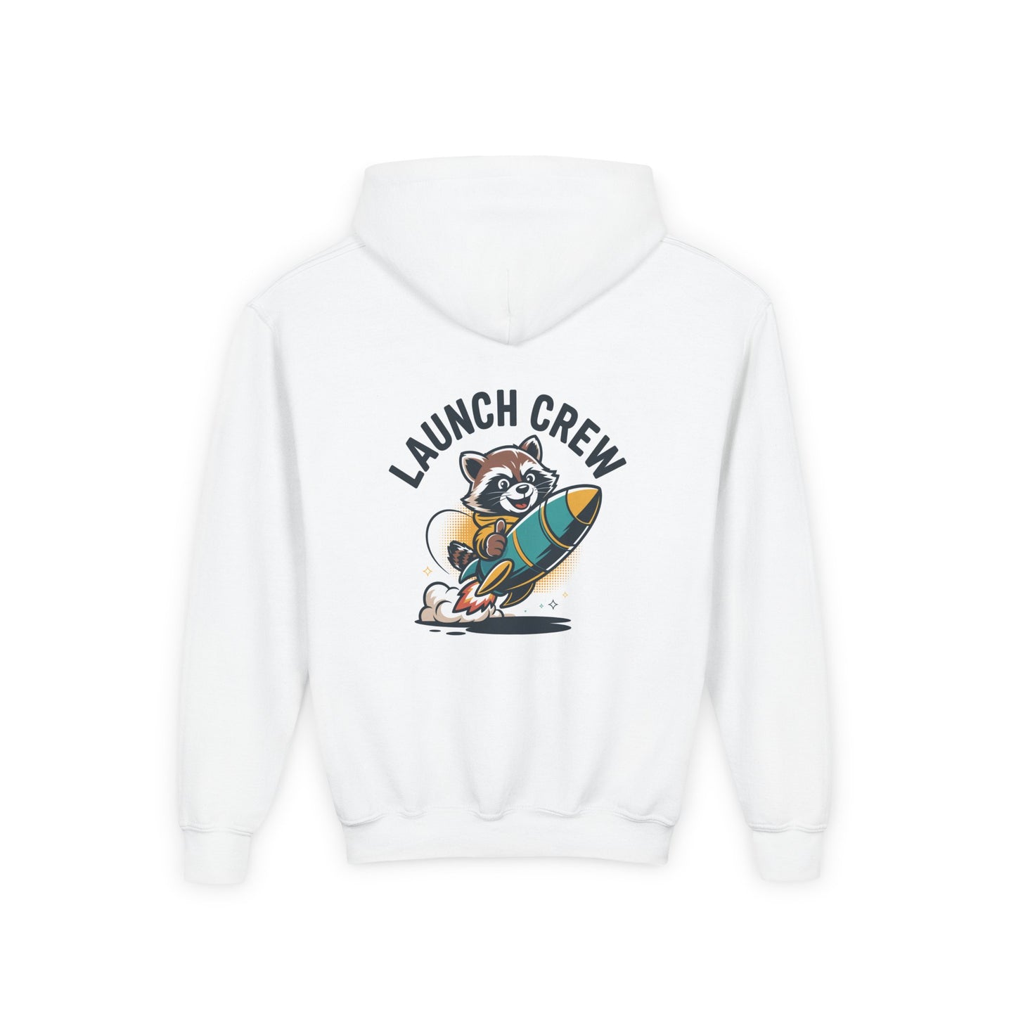 Launch Crew Youth Hoodie - Fun & Adventure Motivational Sweatshirt