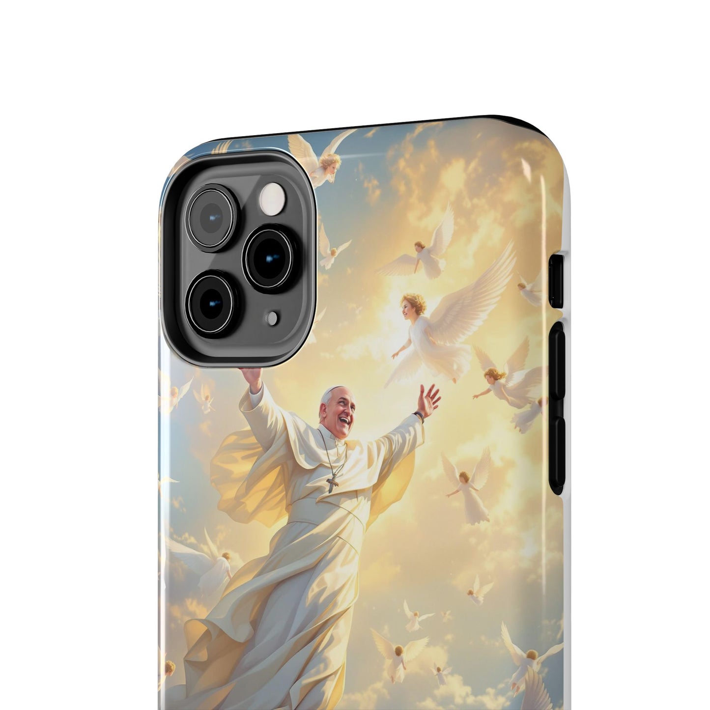 Heavenly Guardian Phone Case, Inspirational Protective Case, Motivational Gift, Spiritual Phone Accessory, Unique Christian Phone Cover
