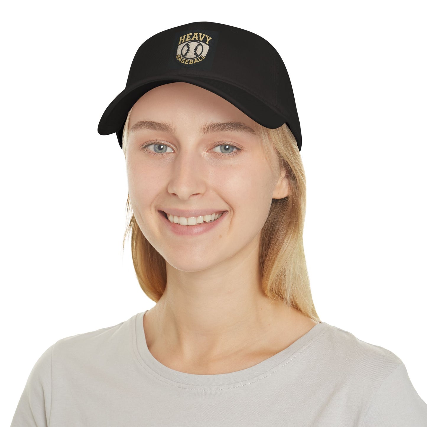 Heavy Baseball Low Profile Cap - Casual Sports Hat, Gift for Baseball Lovers, Everyday Wear, Fashionable Accessory