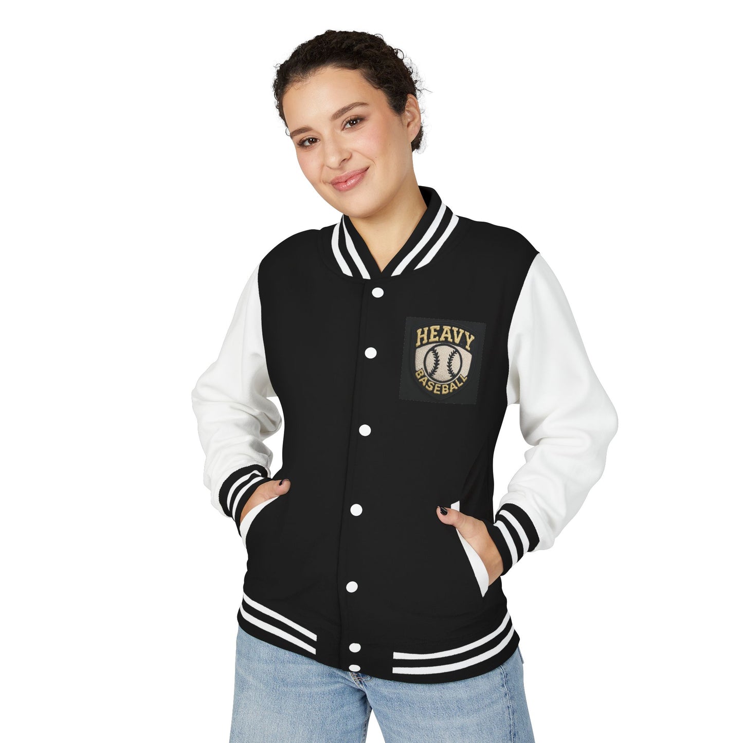 Unisex Heavyweight Letterman Jacket - Vintage Athletic Style, Perfect for Game Day, College Life, Casual Outfits, Gift for Him/Her