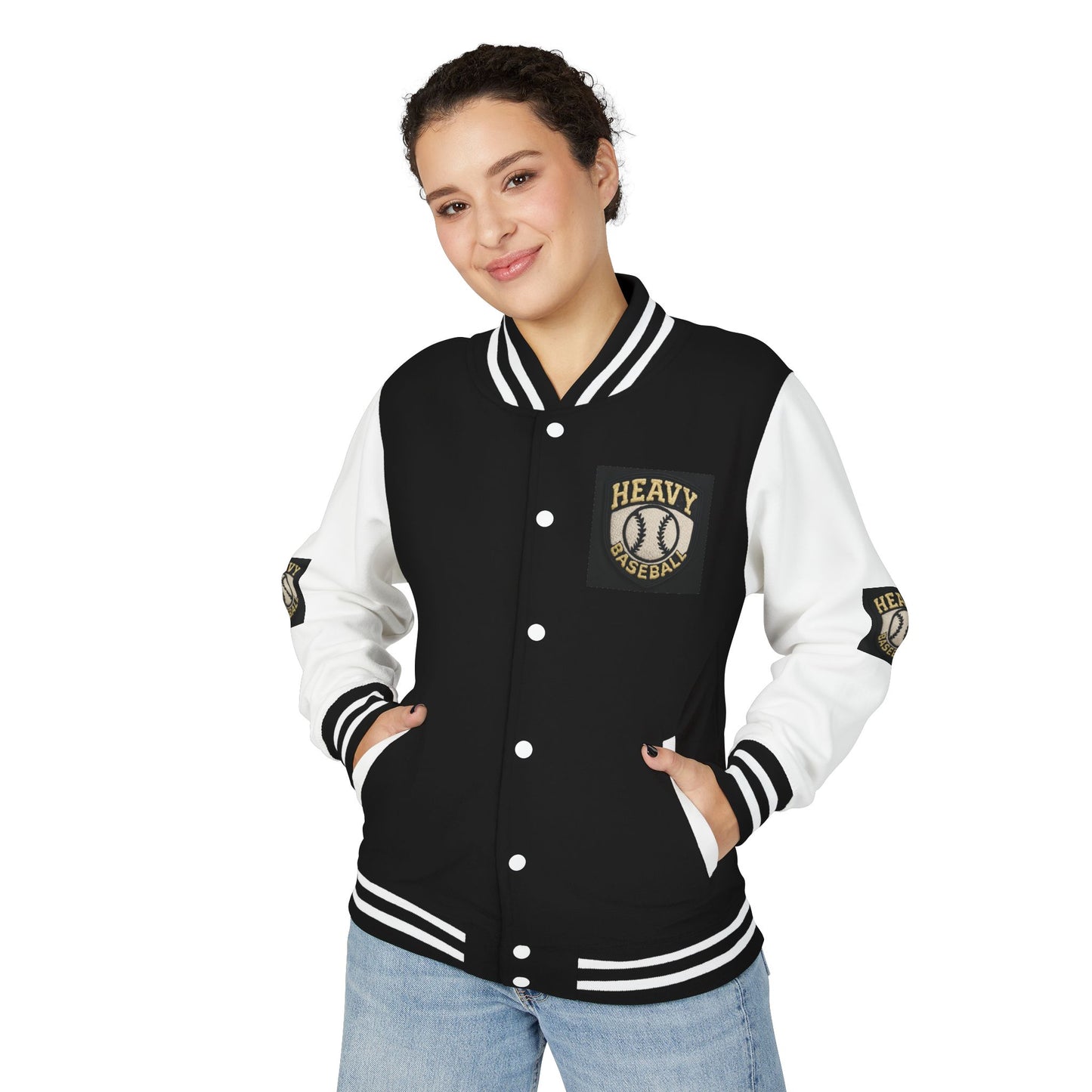 Unisex Heavyweight Letterman Jacket - Vintage Athletic Style, Perfect for Game Day, College Life, Casual Outfits, Gift for Him/Her