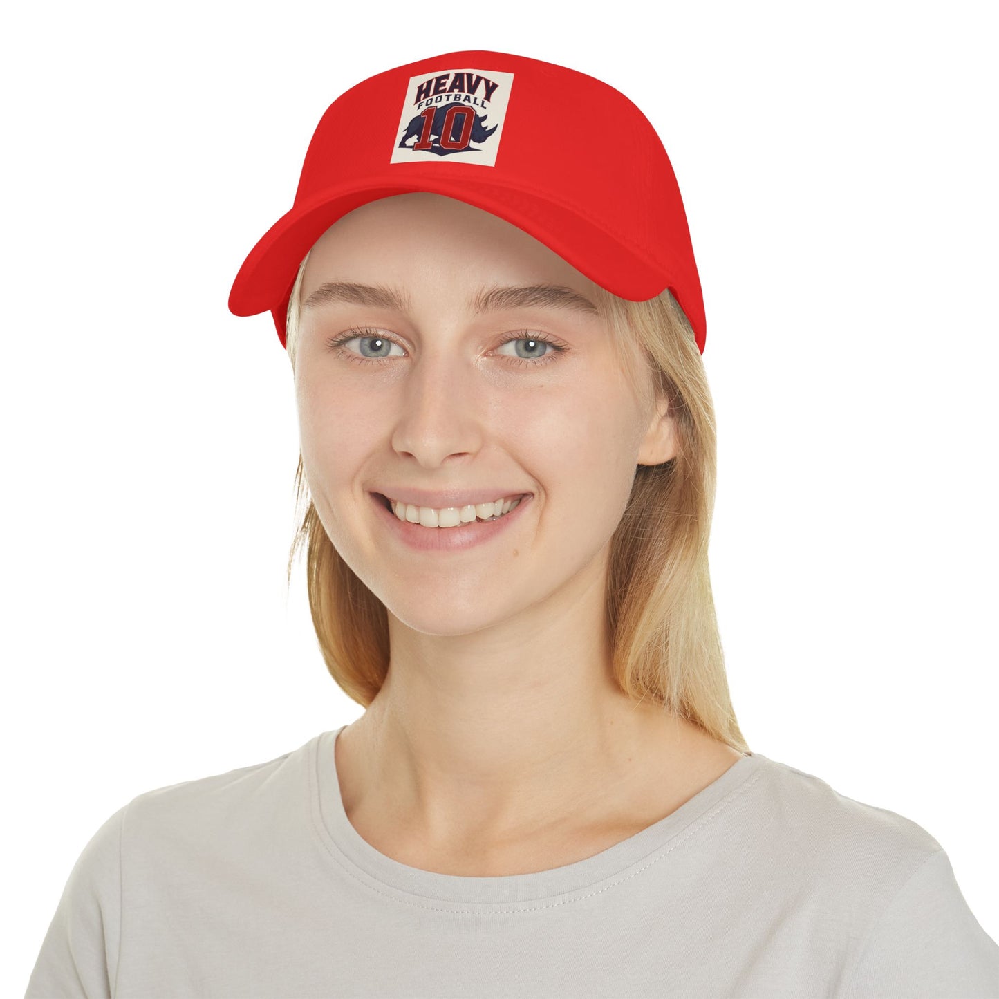 Heavy Football Low Profile Baseball Cap, Sports Hat, Athletic Cap