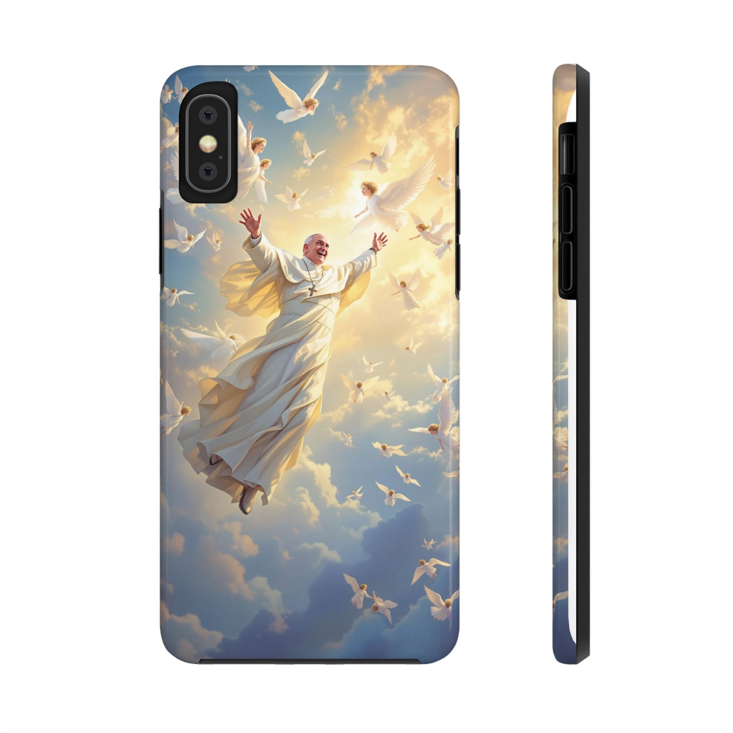 Heavenly Guardian Phone Case, Inspirational Protective Case, Motivational Gift, Spiritual Phone Accessory, Unique Christian Phone Cover
