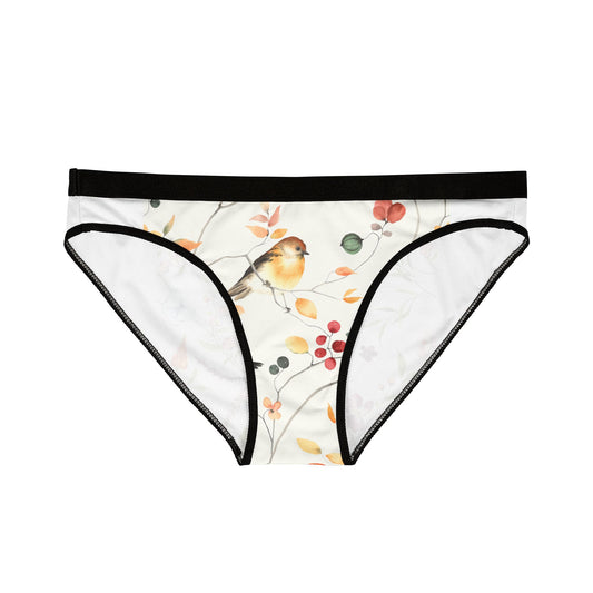 Floral Women's Underwear, Nature-Inspired Panties for Everyday Comfort, Cute Lingerie Gift, Eco-Friendly Intimates, Spring Collection