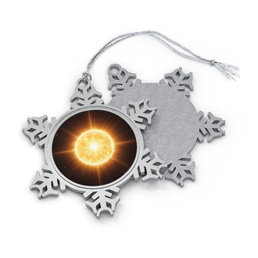 Pewter Snowflake Ornament