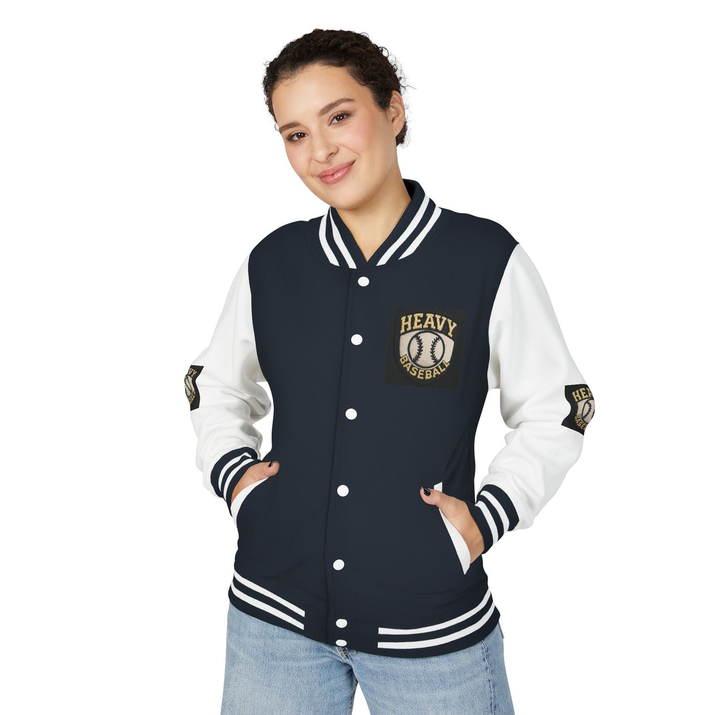 Unisex Heavyweight Letterman Jacket - Vintage Athletic Style, Perfect for Game Day, College Life, Casual Outfits, Gift for Him/Her