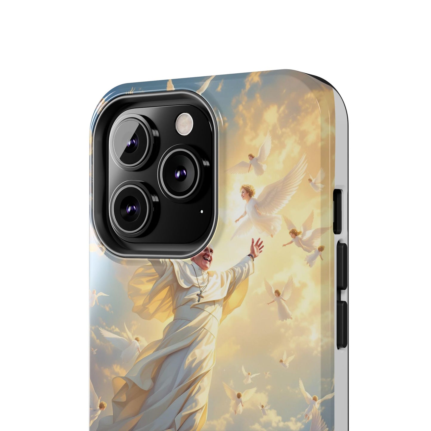 Heavenly Guardian Phone Case, Inspirational Protective Case, Motivational Gift, Spiritual Phone Accessory, Unique Christian Phone Cover