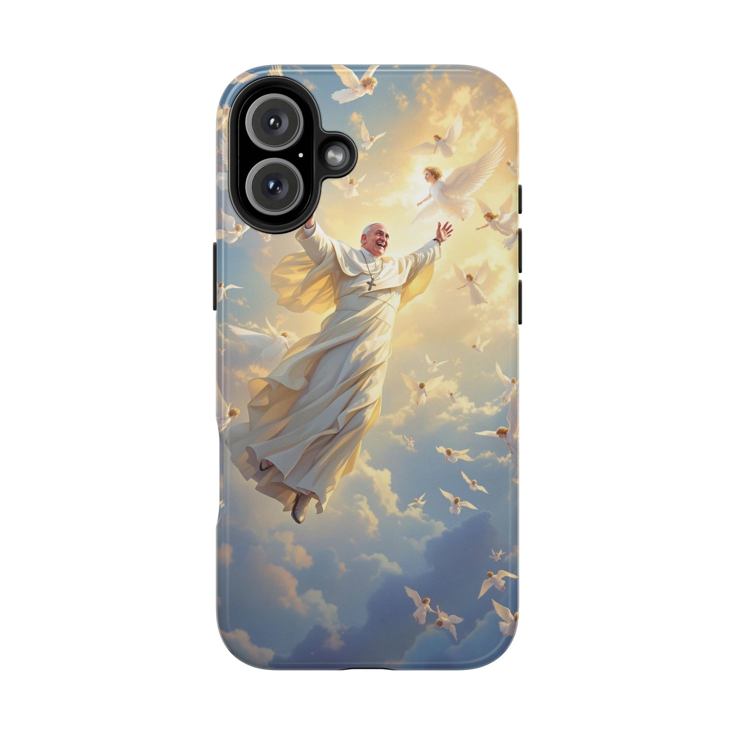 Heavenly Guardian Phone Case, Inspirational Protective Case, Motivational Gift, Spiritual Phone Accessory, Unique Christian Phone Cover