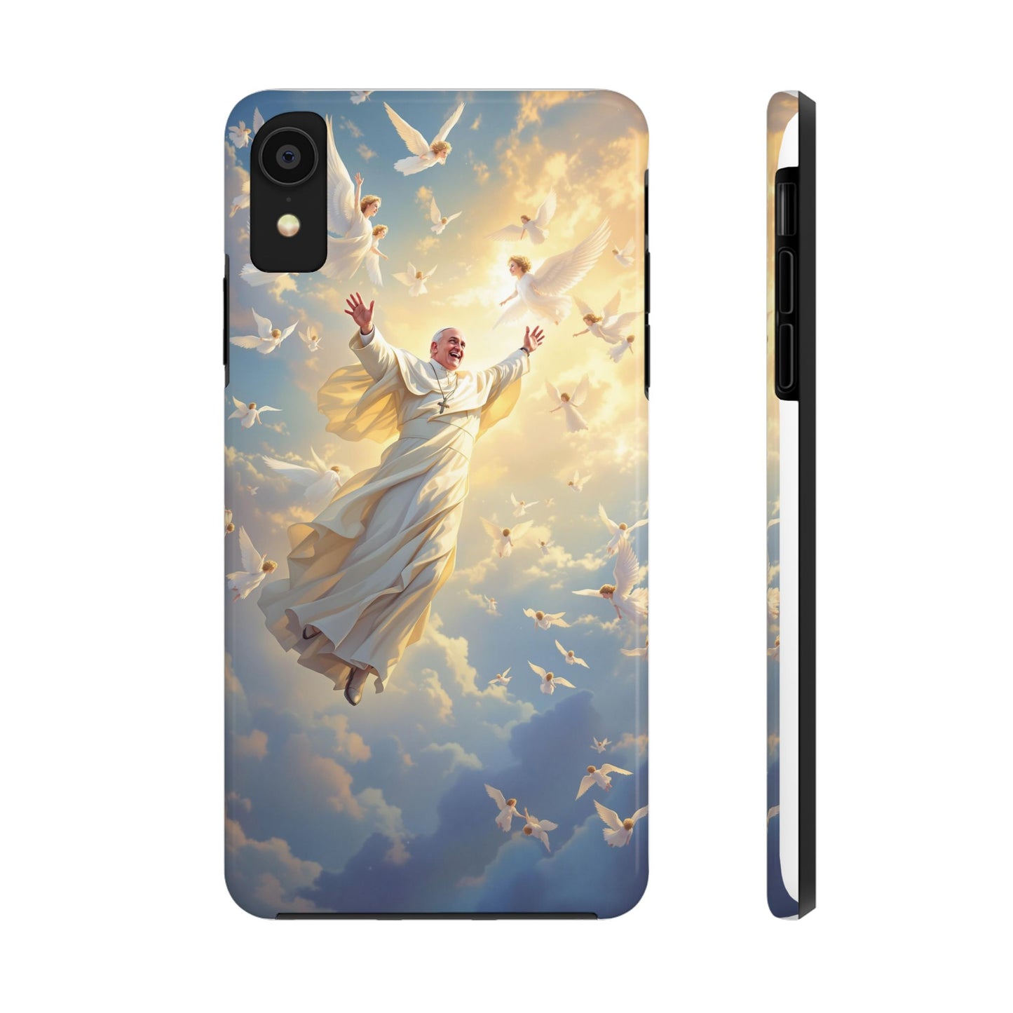 Heavenly Guardian Phone Case, Inspirational Protective Case, Motivational Gift, Spiritual Phone Accessory, Unique Christian Phone Cover