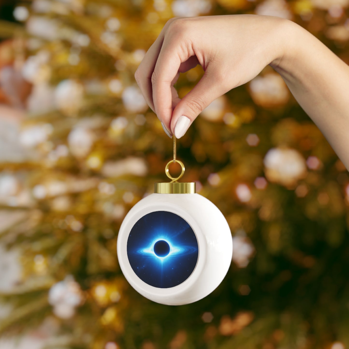 Cosmic Christmas Ornament: Stunning Planetary Decor, Holiday Tree Decoration, Stellar Gift, Space Lover's Keepsake, Seasonal Decor
