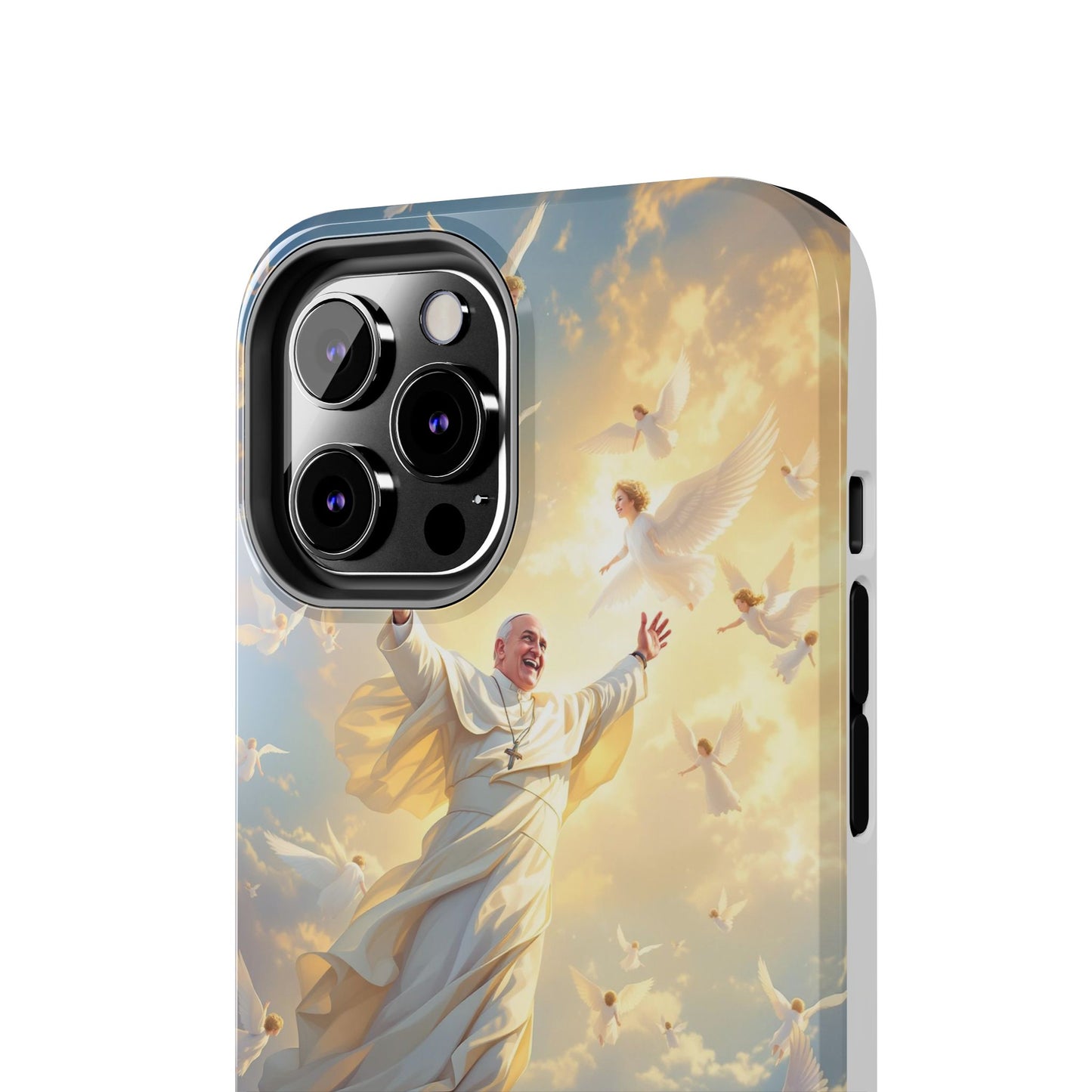 Heavenly Guardian Phone Case, Inspirational Protective Case, Motivational Gift, Spiritual Phone Accessory, Unique Christian Phone Cover